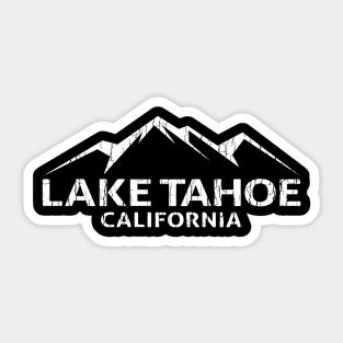 Skiing Lake Tahoe Ski California Sticker